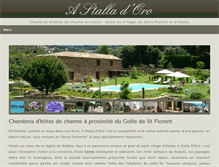 Tablet Screenshot of location-corse-stalladoro.com